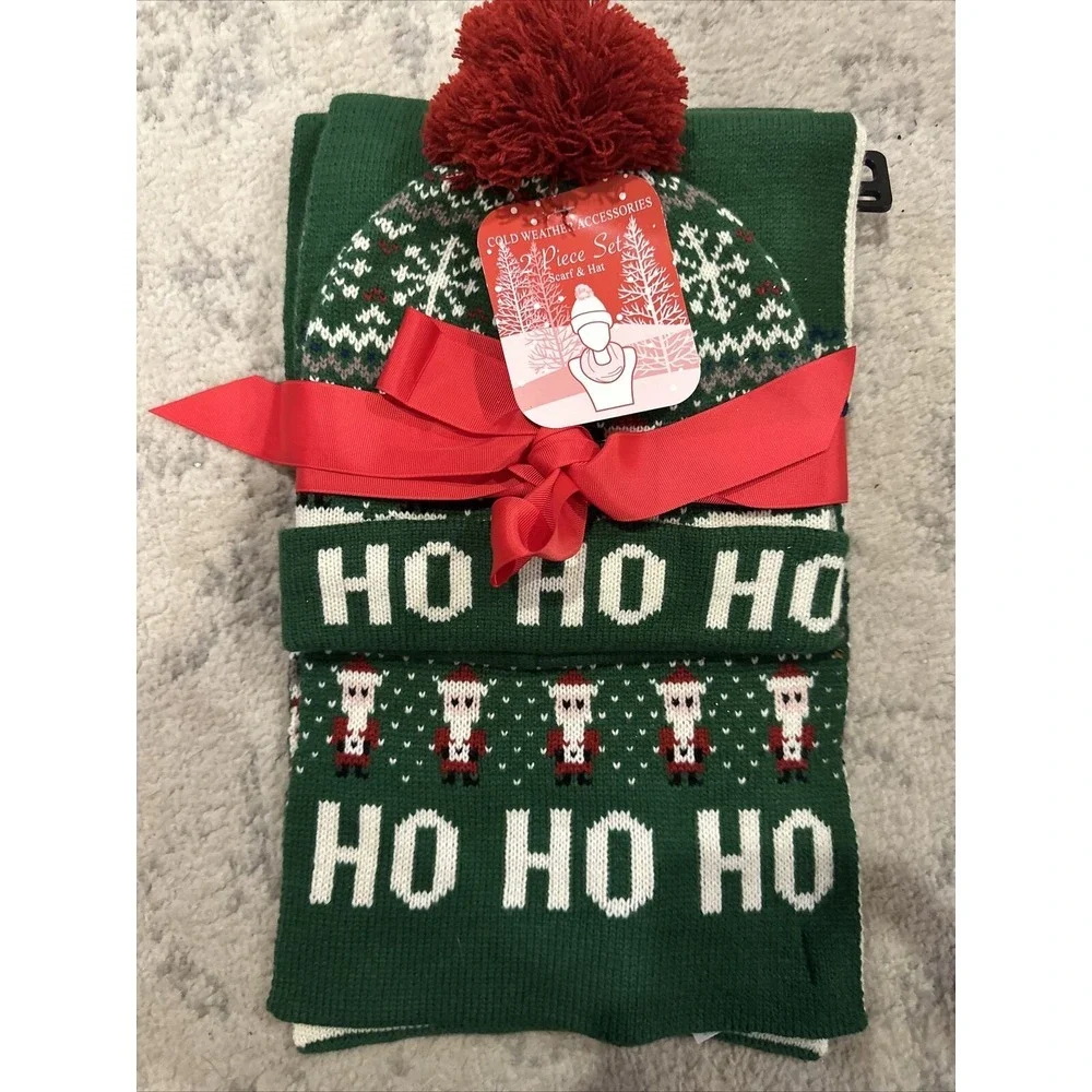 2 Piece Women's Scarf & Hat Set 